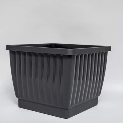 Aqua Top Pflanzkübel mit Wasserspeichersystem 45x45 cm Anthrazit