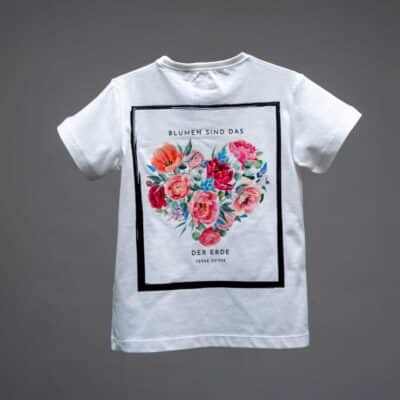 T-Shirt Terre Suisse Blumenherz hinten