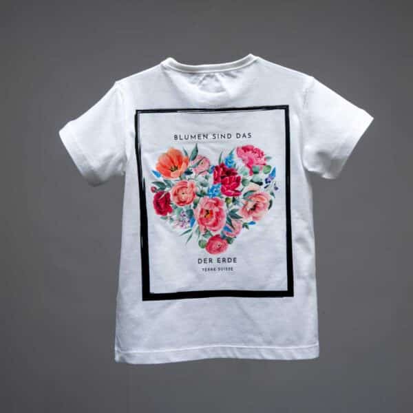 T-Shirt Terre Suisse Blumenherz hinten