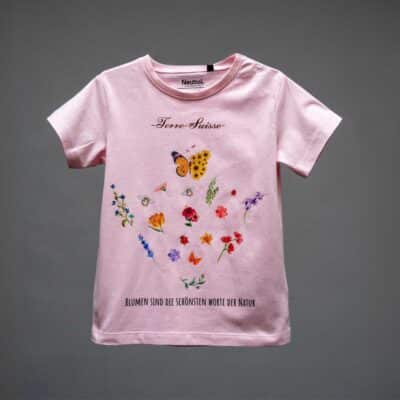 T-Shirt Terre Suisse Blumen sind die schönsten Worte